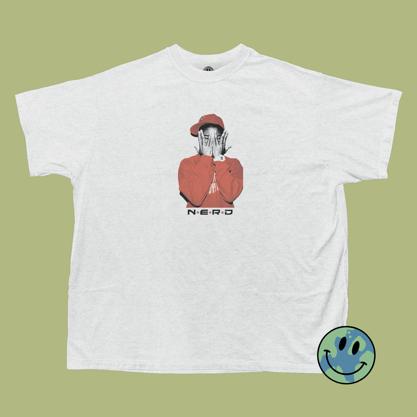 Unisex Pharrell Nerd Album Graphic Tee Y2K Shirt