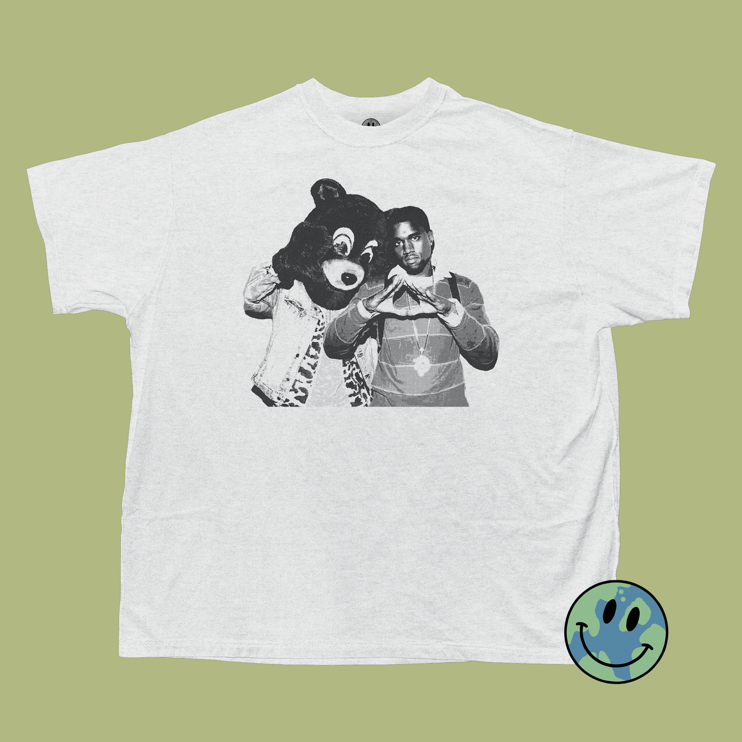 Unisex Kanye West Bear College Dropout Graphic Tee